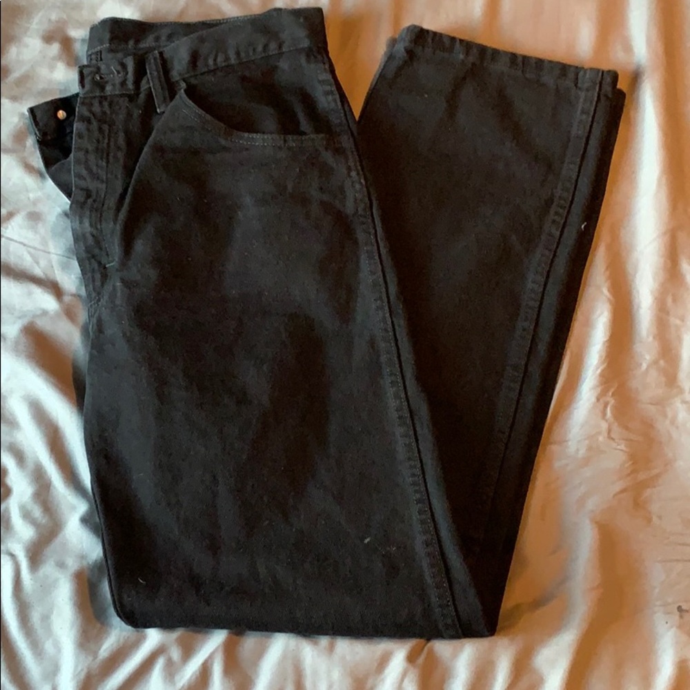 Rustler black denim jeans